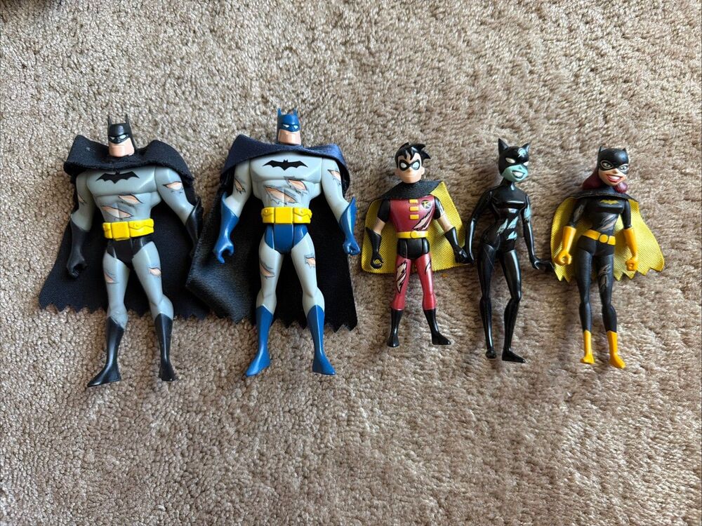 2002 DC Comics Spectrum of the Bat Battle Scars Batman Robin Cat Woman Bat Girl
